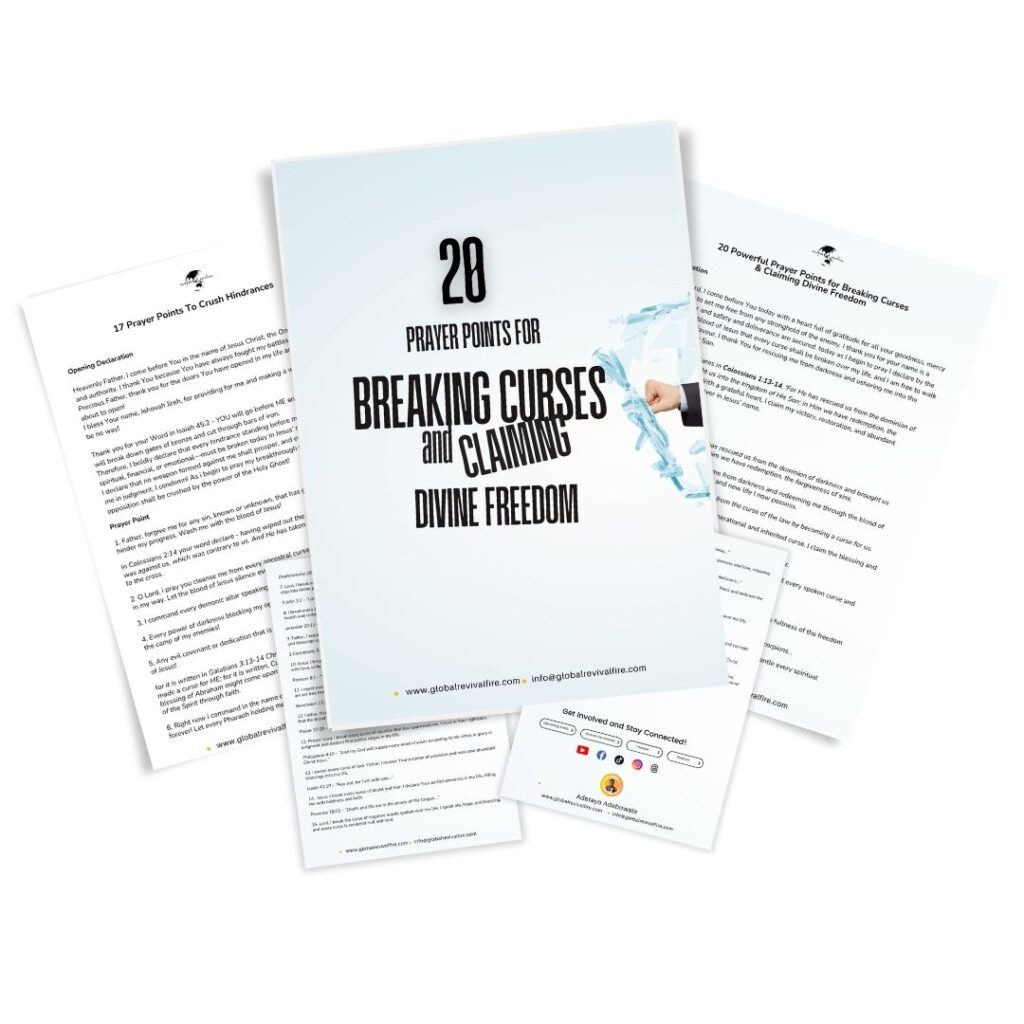 Powerful Prayer Points for Breaking Curses and Claiming Divine Freedom